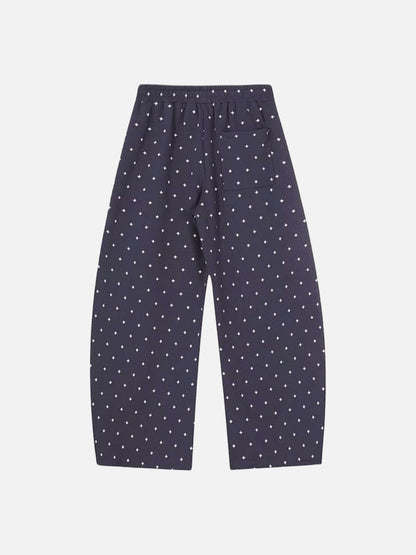 DAXUEN Wide-leg sweatpants with star print