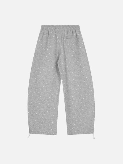 DAXUEN Wide-leg sweatpants with star print