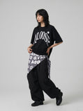 DAXUEN Graphic T-Shirt with retro street style design — model photo