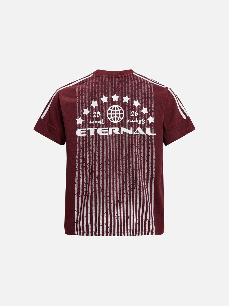 DAXUEN Short-sleeve T-shirt with graphic and stripes
