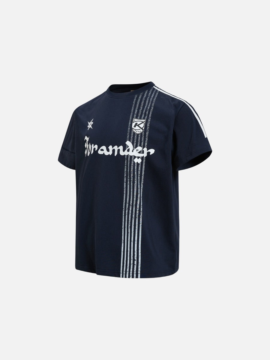 DAXUEN Short-sleeve T-shirt with graphic and stripes