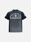 DAXUEN Short-sleeve T-shirt with graphic and stripes