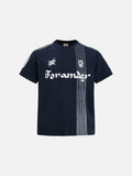 DAXUEN Short-sleeve T-shirt with graphic and stripes