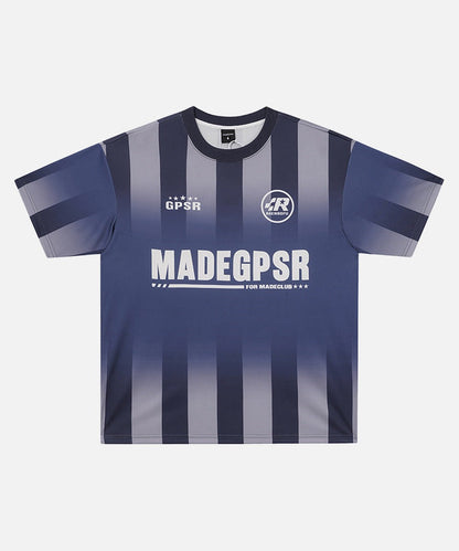 DAXUEN Oversized striped graphic T-shirt