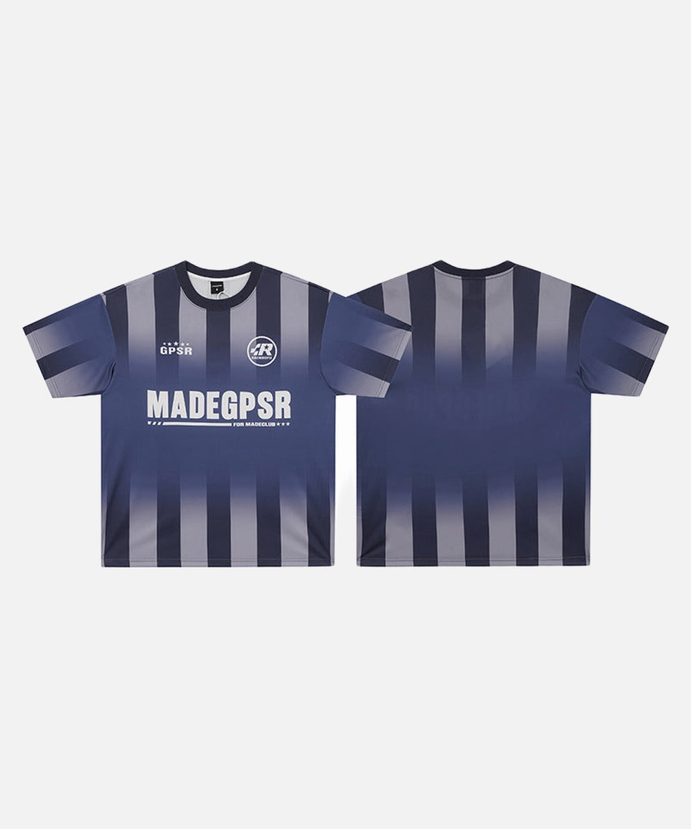 DAXUEN Oversized striped graphic T-shirt