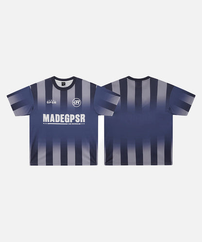 DAXUEN Oversized striped graphic T-shirt
