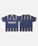 DAXUEN Oversized striped graphic T-shirt