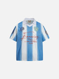 DAXUEN Terrace Striped Club Polo Shirt