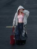 DAXUEN Retro two-piece short sleeve top ensemble — model photo
