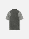 DAXUEN Retro two-tone short-sleeved polo shirt