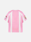 DAXUEN Loose-fitting V-neck jersey top with graphics