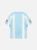 DAXUEN Loose-fitting V-neck jersey top with graphics