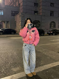 DAXUEN retro-wide-leg-denim-jeans-casual-pants — model photo