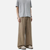 DAXUEN Wide-leg jeans in dark grey and light brown