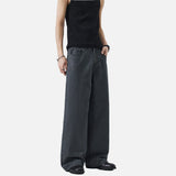 DAXUEN Wide-leg jeans in dark grey and light brown