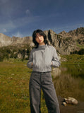 DAXUEN Retro Wide-Leg Jeans by DAXUEN - Shop Now — model photo