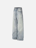 DAXUEN Wide-leg jeans in light faded blue wash