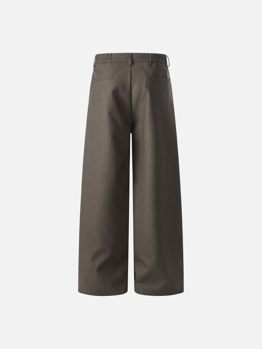 DAXUEN High-waisted wide-leg palazzo pants with pinstripes