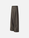 DAXUEN High-waisted wide-leg palazzo pants with pinstripes