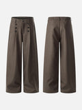 DAXUEN High-waisted wide-leg palazzo pants with pinstripes