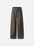 DAXUEN High-waisted wide-leg palazzo pants with pinstripes