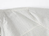 DAXUEN black and white reversible striped bomber jacket