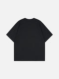DAXUEN Oversized short-sleeve t-shirt with rhinestone embellishments