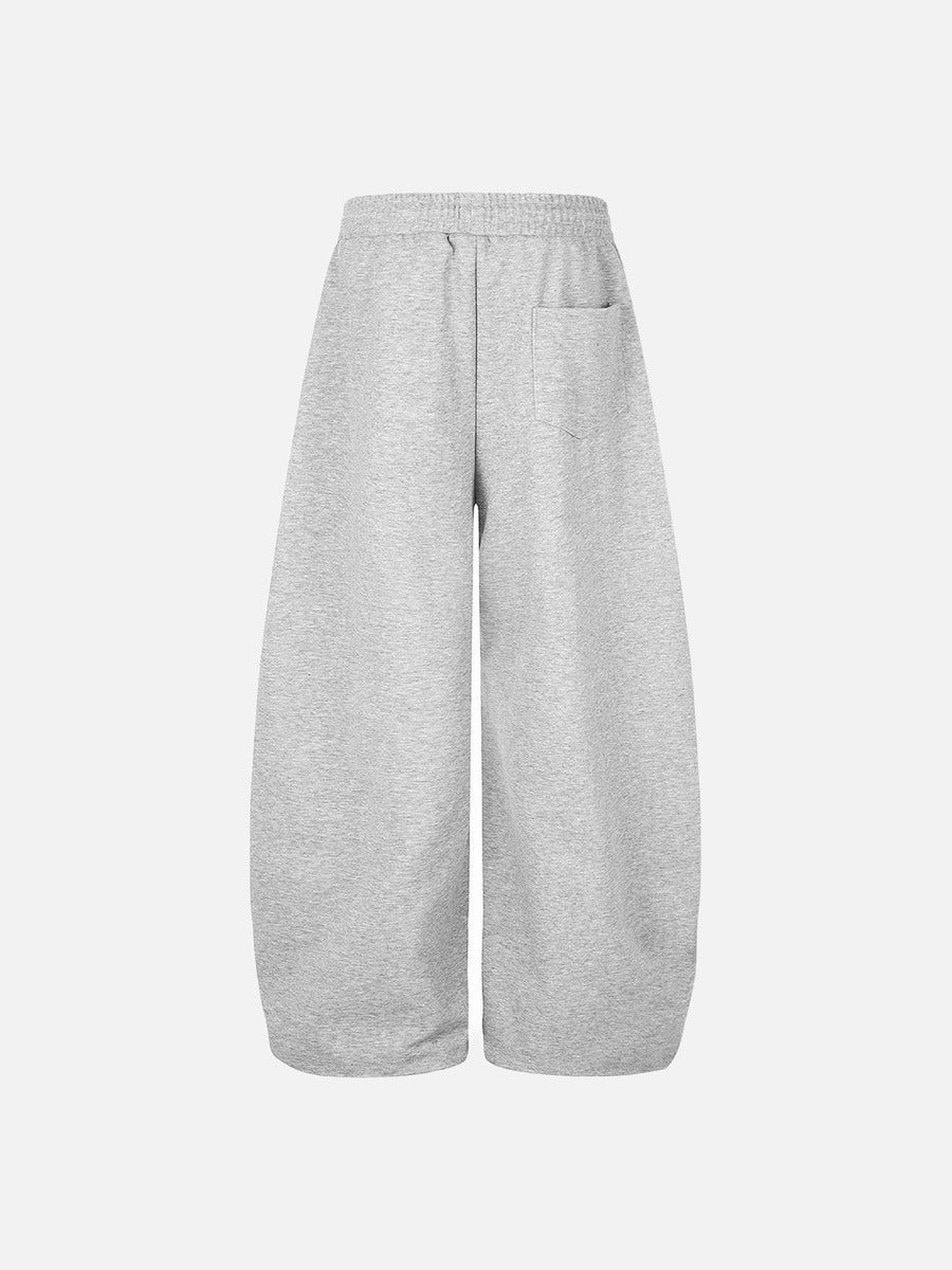 Rhinestone Script Wide-Leg Sweatpants