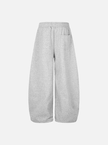 Rhinestone Script Wide-Leg Sweatpants