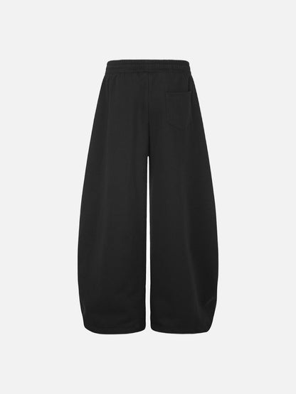 Rhinestone Script Wide-Leg Sweatpants