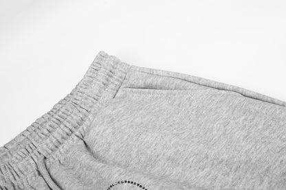 Rhinestone Script Wide-Leg Sweatpants