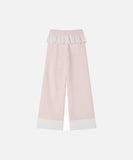 DAXUEN Wide-leg sweatpants with dog face appliqués