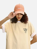 DAXUEN Oversized Graffiti Script Tee