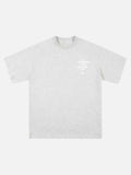 DAXUEN Oversized Graffiti Script Tee