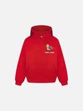 DAXUEN Hooded sweatshirt with rocking horse embroidery