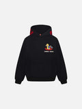 DAXUEN Hooded sweatshirt with rocking horse embroidery