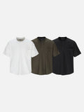 DAXUEN Men's relaxed-fit short-sleeve Henley t-shirt
