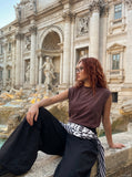 DAXUEN Rugged Mock Neck Sleeveless Top | DAXUEN — model photo