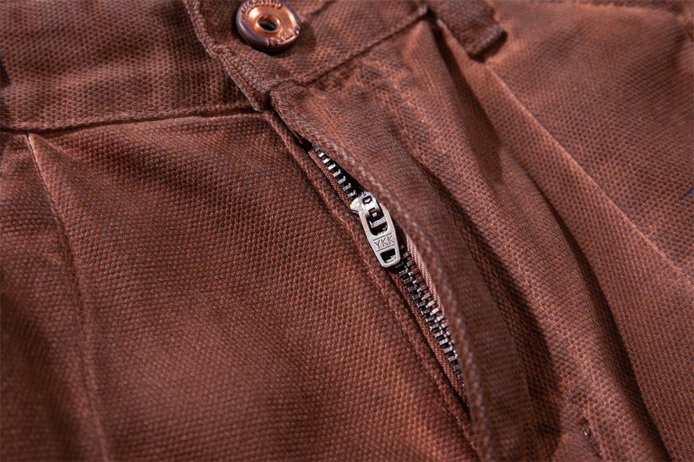 Rust Wide Leg Pants with Claw Graphics