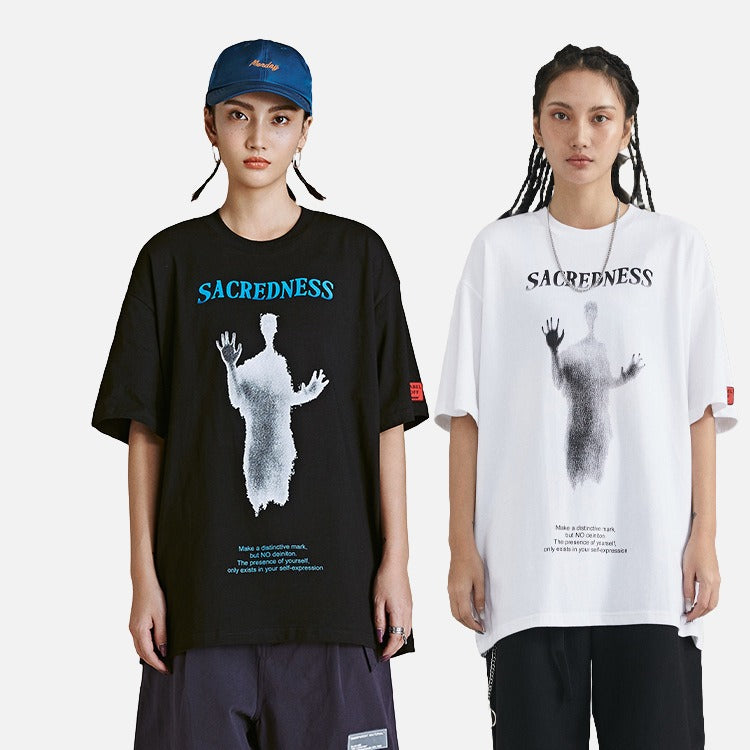 DAXUEN Sacredness oversized crew neck t-shirt