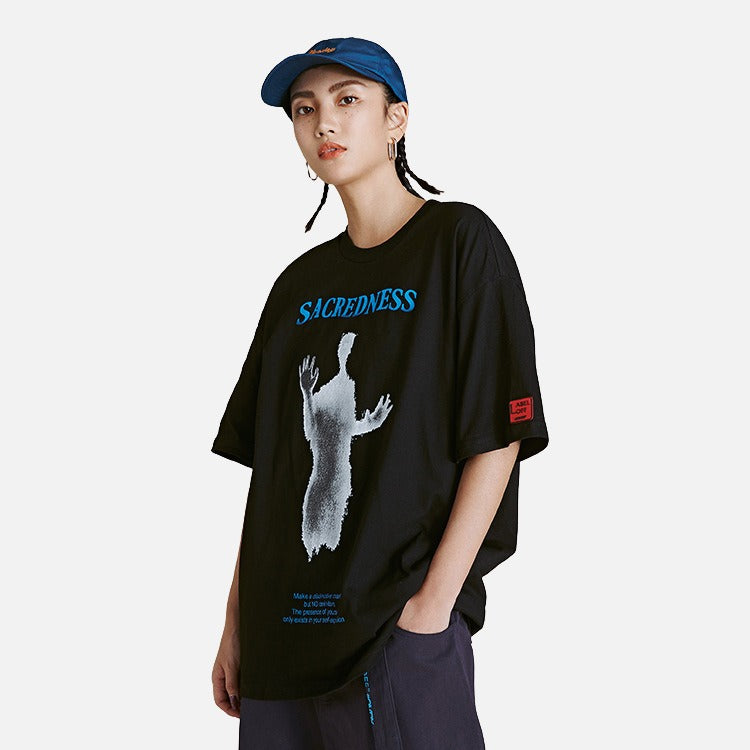 DAXUEN Sacredness oversized crew neck t-shirt