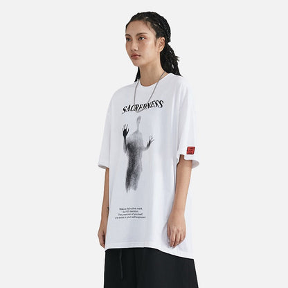 DAXUEN Sacredness oversized crew neck t-shirt