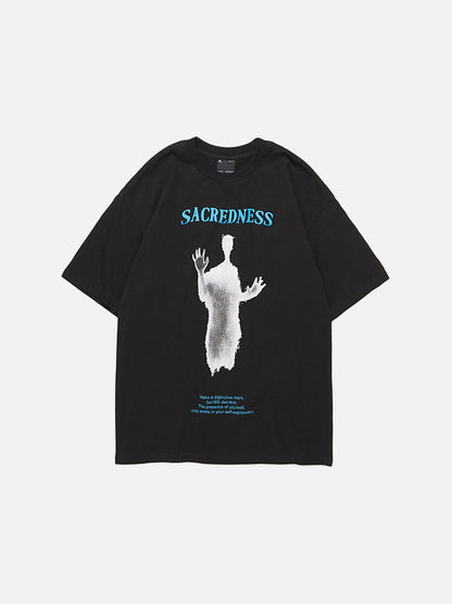 DAXUEN Sacredness oversized crew neck t-shirt
