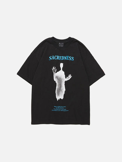 DAXUEN Sacredness oversized crew neck t-shirt