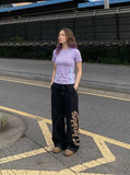 DAXUEN SAMSVE contrast stitch performance T-shirt — model photo