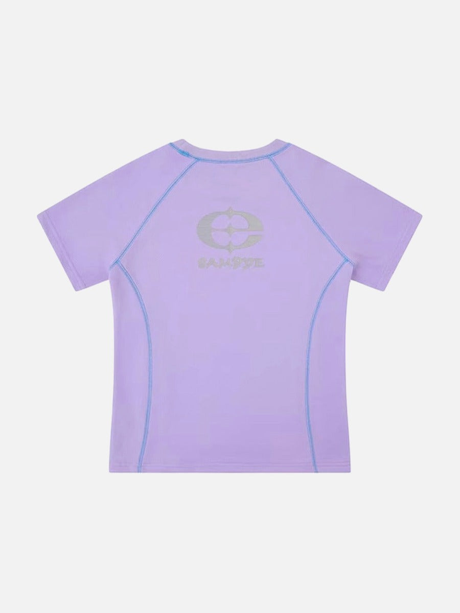 DAXUEN SAMSVE contrast stitch performance T-shirt