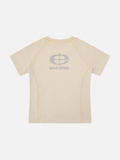 DAXUEN SAMSVE contrast stitch performance T-shirt