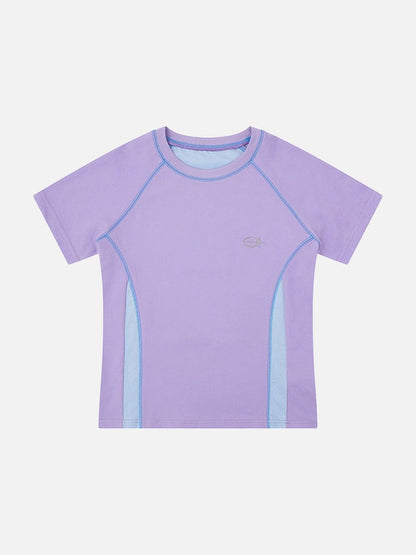 DAXUEN SAMSVE contrast stitch performance T-shirt