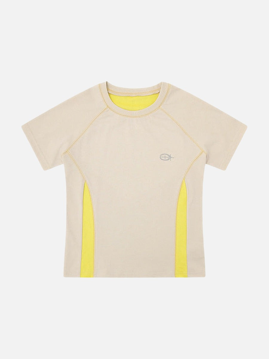 DAXUEN SAMSVE contrast stitch performance T-shirt