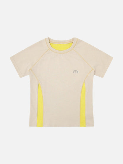 DAXUEN SAMSVE contrast stitch performance T-shirt